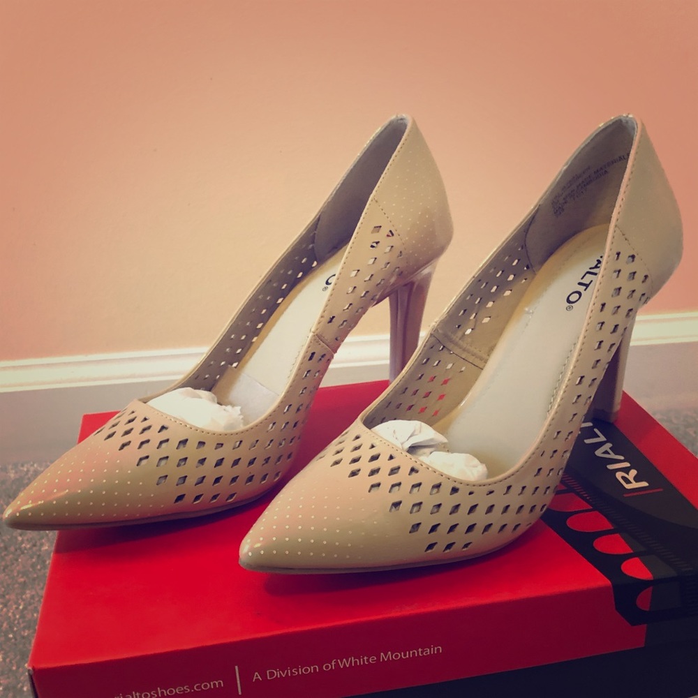 Rialto Nude Patent Pumps